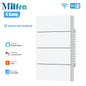 Milfra Smart Switch Zigbee WIFI Light Switch 1/2/3/4/6 Gang Voice Control Work With Alexa Google Home Tuya Control With Neutral