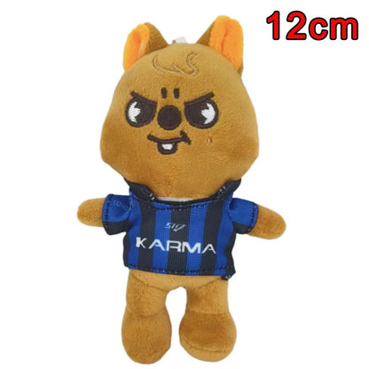 *SKZOO Kpop Plush Toys,Wolf Bear Foxes Duck Cartoon Cute Plush Animal Backpack Dolls, Large Messenger Bag, Throw Pillow, Gift