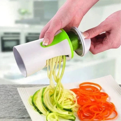 LMETJMA Zucchini Pasta Noodle Spaghetti Maker Heavy Duty Spiralizer Vegetable Slicer Vegetable Spiral Slicer Cutter  KC0335