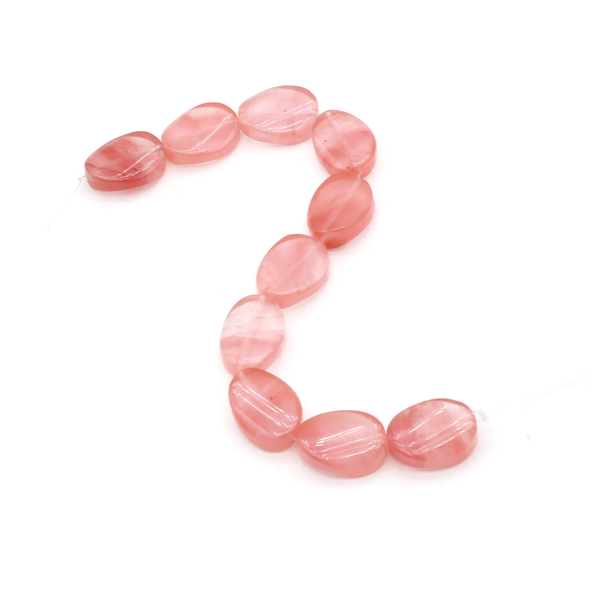 Natural Blue Turquoise Beads Faceted Natural Rose Quartzs Loose Spacer Beaded for Women DIY Jewerly Necklace Bracelet 19x14mm