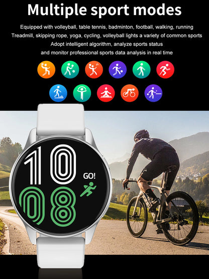 Smart Watch HD Touch Screen Heart Rate Sleep BP Health Monitoring For Android&IOS Phone BT Call Sport Smartwatch For Men Women