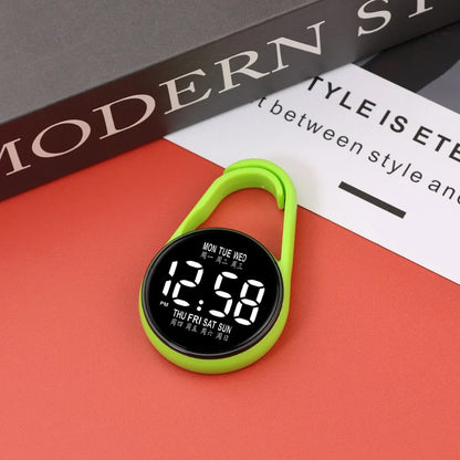 LED Electronic Hanging Watch Portable Digital Display Pocket Watch Pocket Style Waterproof Luminous Pocket Watch