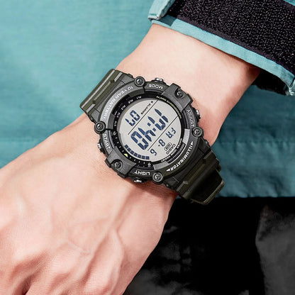 Casio AE1500WHX Series | 10-Year Battery | LED Backlight | 5-Alarms | 1/100 Sec Stopwatch | Men's Digital Watch