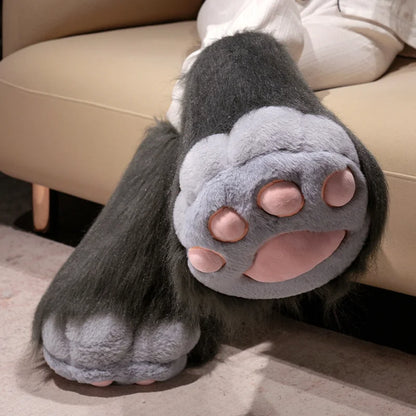 Fursuit Paw Gloves Boots Giant Wearable Wing Accessories Plush Toys Furry Cosplay Cat Bear Shoes Cute Fluffy Animal Manga Party