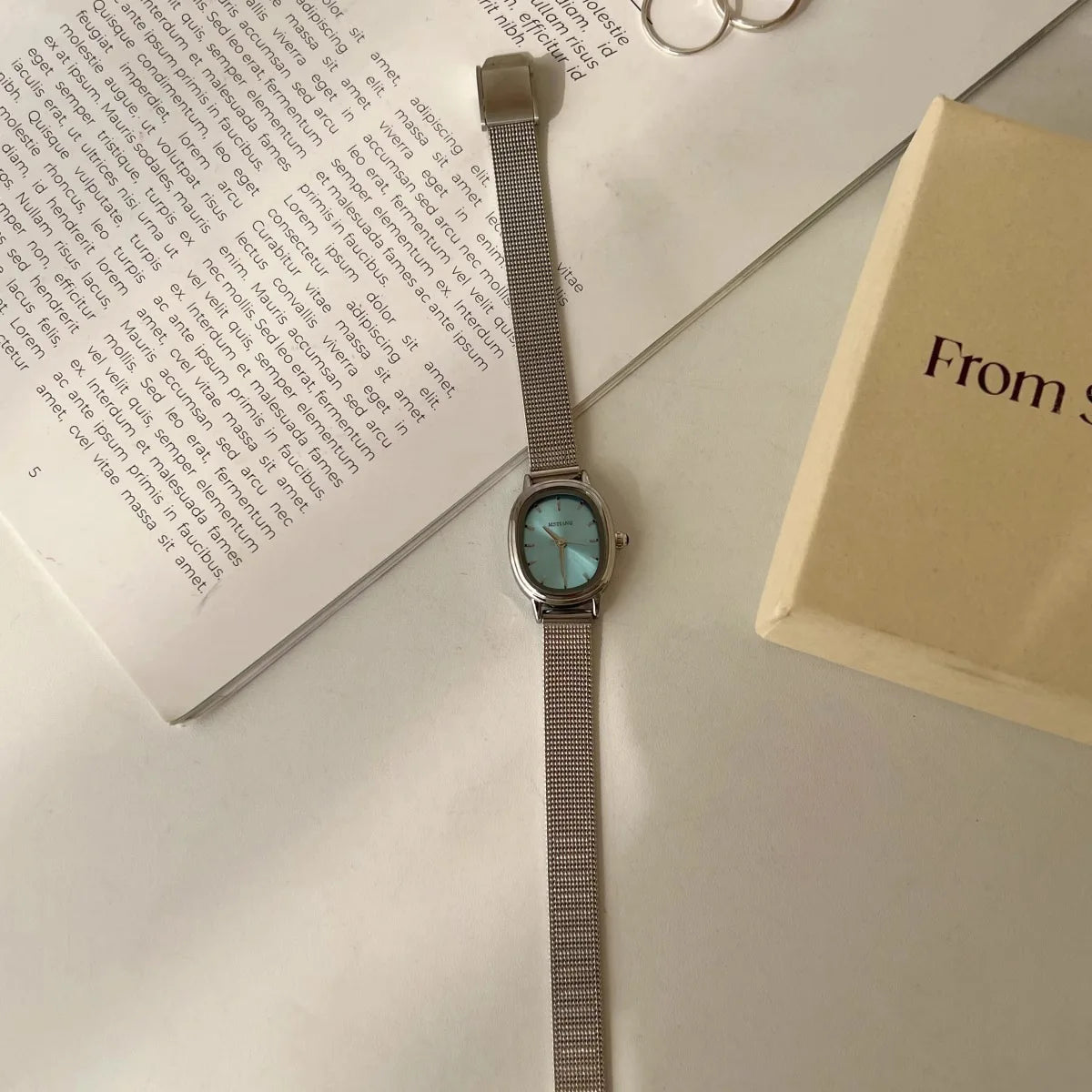 Simple Brand Women Watch Small Oval Dial Green Ladies Wristwatches Luxury Girl Gift Watch Dropshipping Relojes Para Mujer
