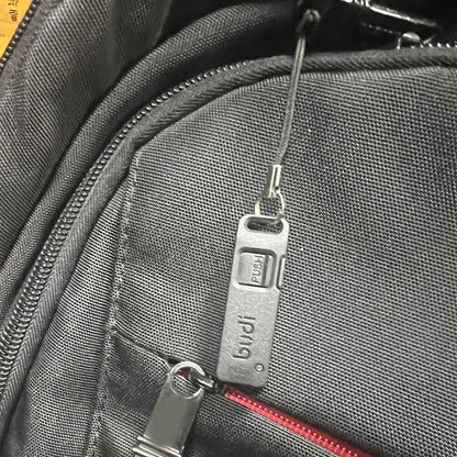 BUDI Anti-Lost Sim Card Eject Pin Needle Plastic Storage Box Mobile Phone Steel Ejector Pin SIM TF Card Tray Opener Keyring
