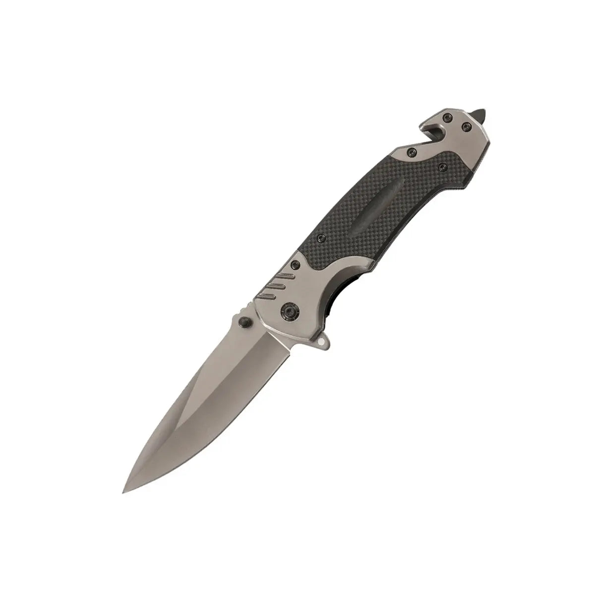 Compact folding knife with outdoor functions, stainless steel small knife, portable travel knife, fruit knife, for camping.