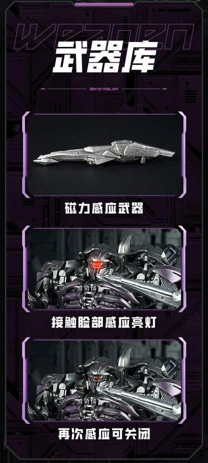 TW1029 Transformation Toys Megatank Galvatron Ironhide Shockwave Action Figure Robot Collection Movie Deformation Model Gifts