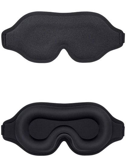 Sleep Eye Mask for Men Women, Lash Extensions 3D Sleeping Mask, Travel Blackout Night Blindfold Eye Shade Cover with Adjustable