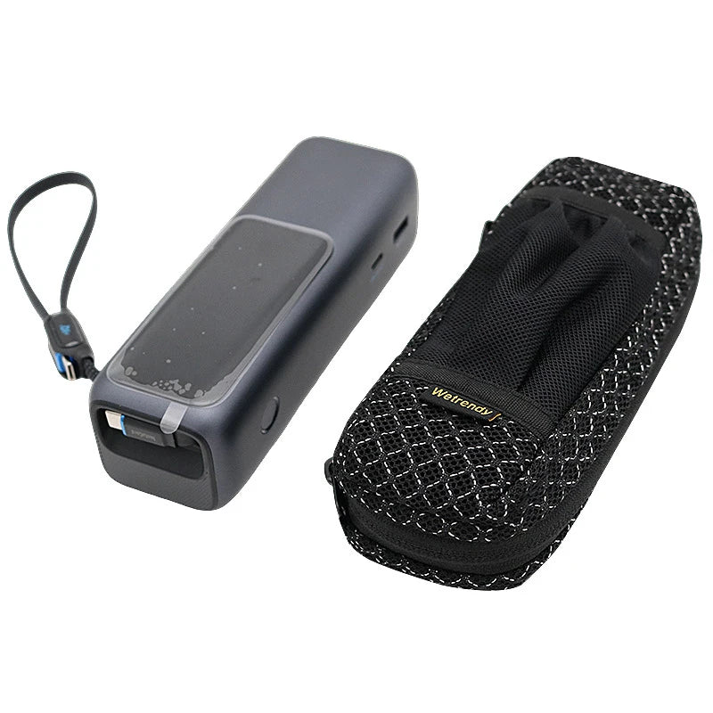 Portable Breathable Power Bank Bag for Anker A1695 & Zolo 165W, Outdoor Travel Ventilate Carrying Case