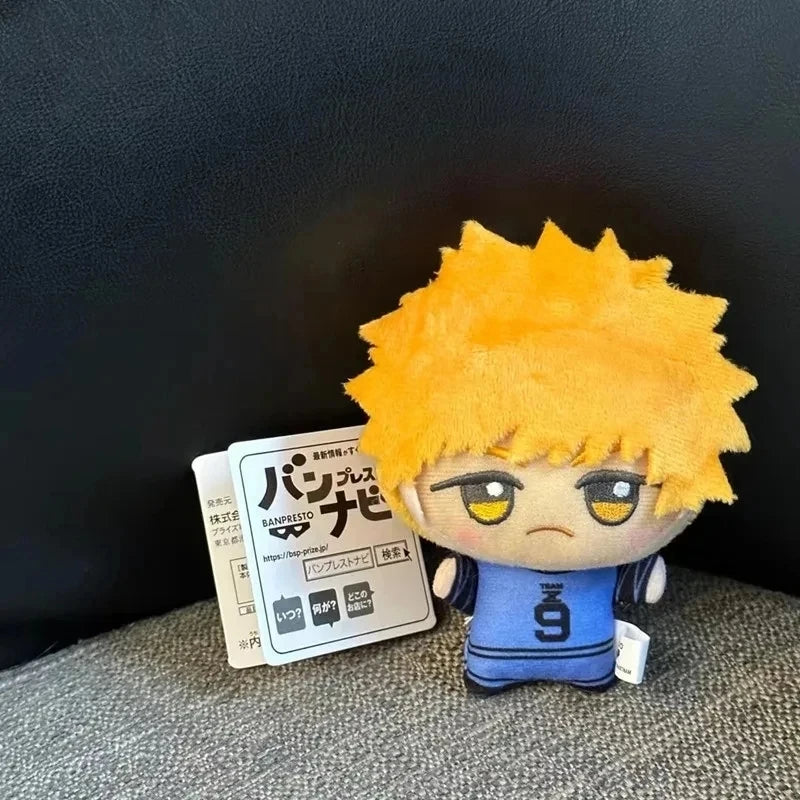 10cm New Blue Lock Plush Pendant KeyChain Yoichi Isagi Nagi Seishiro Mikage Reo Rin Itoshi Itoshi Sae Doll Toy Gift