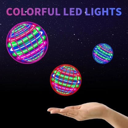2026 Hand Controlled Flying Ball Boomerang Hover Ball Flying Spinner Toy with Magic LED Lights Fidget Toys