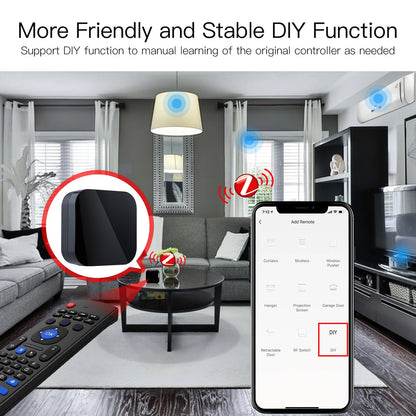 ZigbeeTuya Smart IR Remote Control Universal Wireless Remote Controller for Smart Home Android 4.0/iOS 8.0 for Alexa Google Home