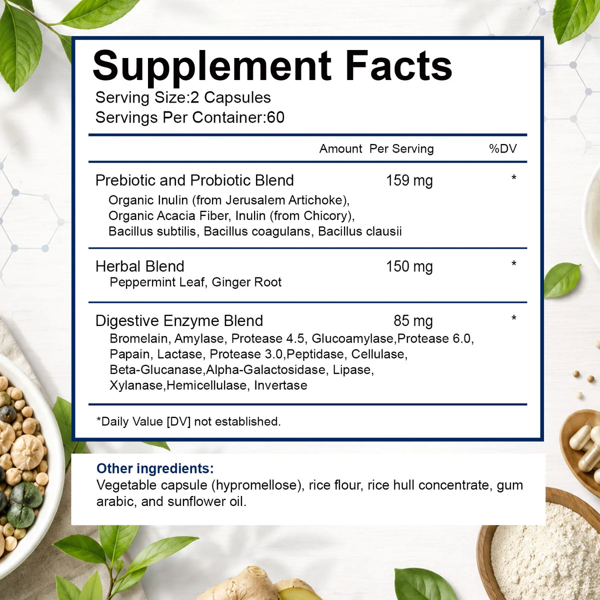 Digestive Enzymes for Bloating & Digestion - Fast-Acting 16 Enzyme Ingredients with Organic Prebiotics & Probiotics for Gut & Digestive Health