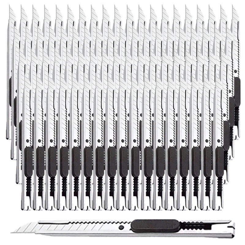 Multi‑Purpose Box Cutter Knife Kit, Stainless Steel Handheld Cutting Tool for Craft, Carving, Packaging & Daily Use
