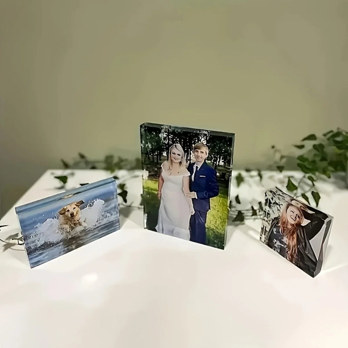 Custom Personalized Photo Cubes—Suitable for Any Occasion, Available in Various Sizes, and the Perfect Gift.