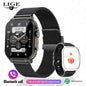 LIGE 600mAh high-Capacity Smart Watch Ultra Watch Men Bluetooth Call TWS Local Music Smartwatch Sport IP68 Waterproof Watches