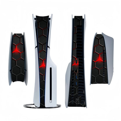Decoration Strip Center Skin Sticker For PlayStation 5 Slim PS5 Slim Disc Version & Digital Version Console Middle Stickers Skin