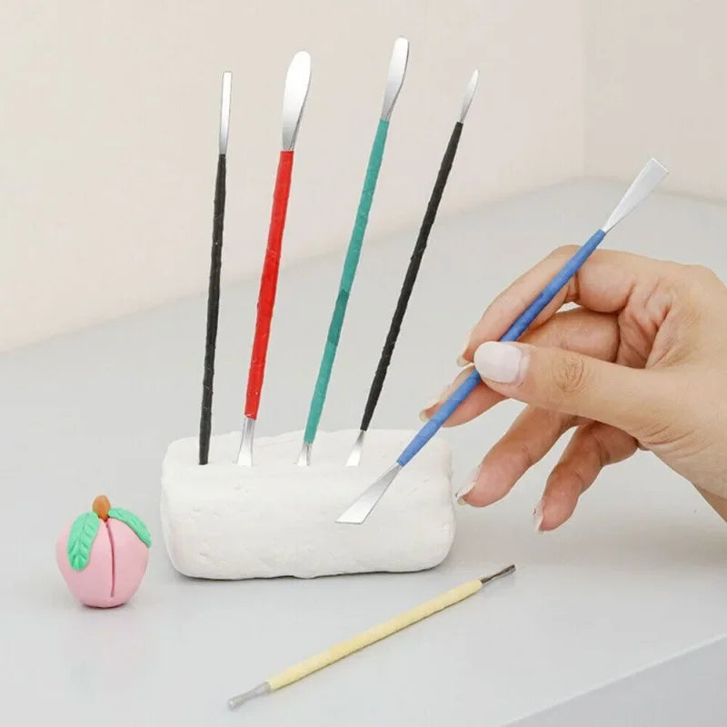 6pcs Pottery Sculpting Tool Clay Ceramic Modeling Tool Plaster Sculpting Kit