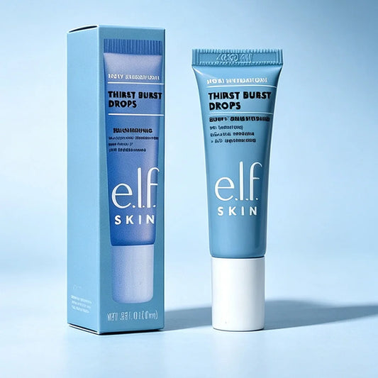 Elf Thirst Burst Drops, Brightening Moisture Gel Essence, Hydrating Pre-Makeup Primer, Nourishes Dry Skin for Smooth Base Makeup