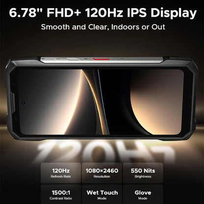 World Premiere DOOGEE V Max 2 Pro 5G Rugged Phone 6.78" FHD+ IPS 120Hz Display 48GB+1TB 22000mAh 200MP 120W Smartphon Android 16