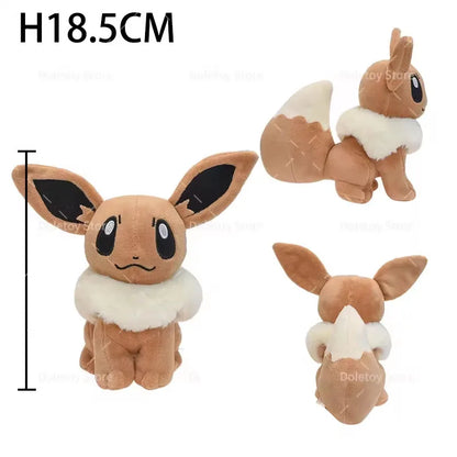Hot Pokemon Plush Sylveon Leafeon Umbreon Vaporeon Glaceon Soft Anime Dolls Throw Pillow Stuffed Animal Birthday Gift for Kids