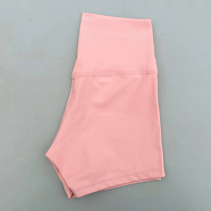Sexy Solid Color Women Fitness Sport Short High Waist Athletic Yoga Short Leg Cycling Comprehensive Training Jogging Squat Proof