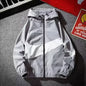 Summer Camping Thin Jacket Men Fashion Color Block Sun Protection Clothing Fishing Hunting Clothes Quick Dry Skin Windbreaker