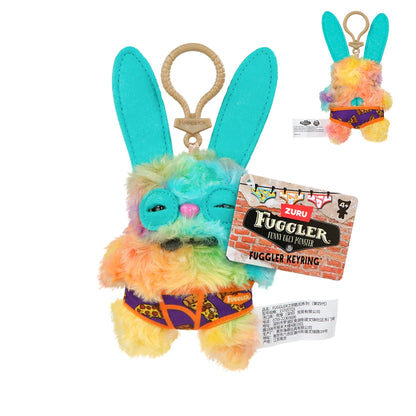 Fuggler Alley Cats Care-Bears Fugg Plush Toys Nuggets Keychain Funny Ugly Tooth Monster Bag Charm Dolls Backpack Decor Bagged