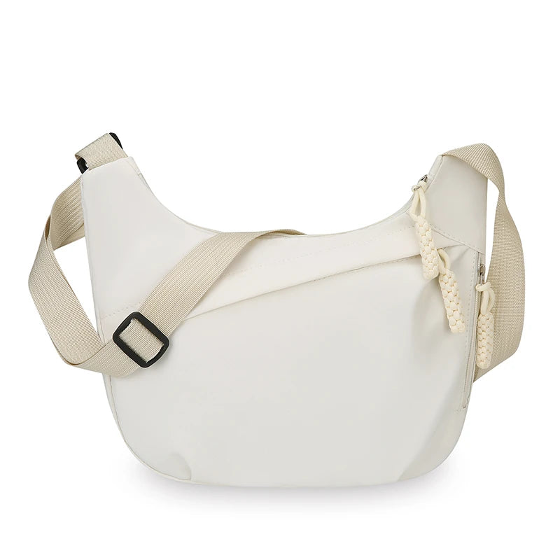 Trendy and Fashionable Women's Single-Shoulder Crossbody Fabric Bag, Versatile and Elegant, Large Capacity, Suitable for Daily Wear, Shopping, and Work