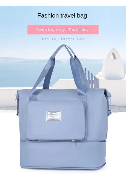 Large Capacity Expanding Travel Bags Luggage Organizer Bag Handbag Waterproof Portable Foldable Travel Clothes Storage Bag New