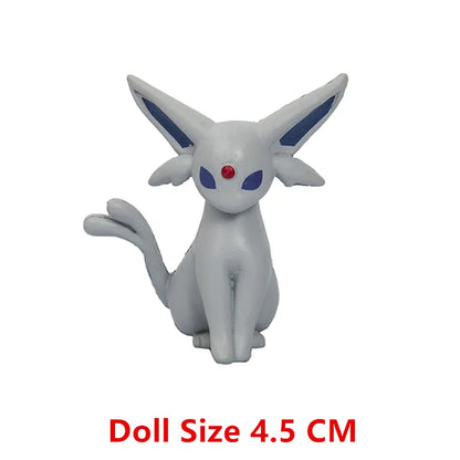 Pokemon Anime Action Figure Set - Pikachu Sun Elf Eevee Gengar Monsters Cartoon Model Toys Gift for Bulk Purchase