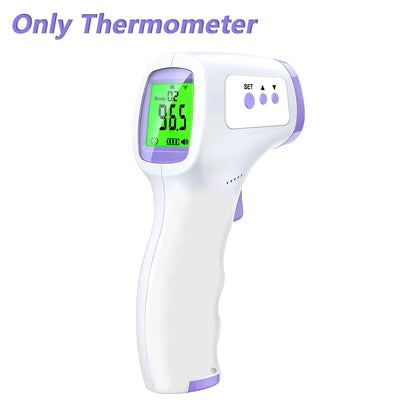 Medical IR Fever Thermometer LED Digital Backlit Measure Non-contact Body Thermometer or Finger Mini Oximeter Blood Oxygen Tool