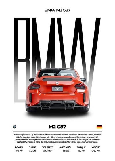 Classic Red Performance Sports Car Wall Art M3 F40 812 FS90 Luxury Car HD Canvas Print Poster Home Living Room Bedroom No Frame