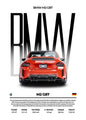 Classic Red Performance Sports Car Wall Art M3 F40 812 FS90 Luxury Car HD Canvas Print Poster Home Living Room Bedroom No Frame