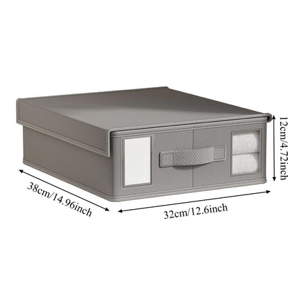 Nonwoven Bedding Storage Box Foldable Sheet Organizer for Duvet Cover Pillowcase Clothes Wardrobe Home Closet Fabric Container