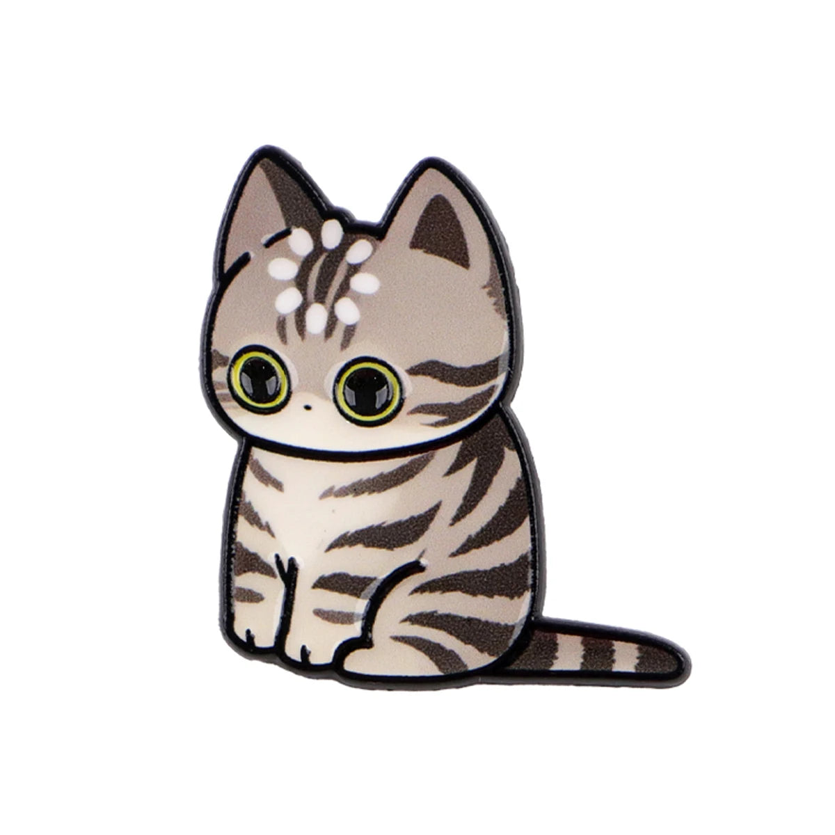 "Loading" Black Cat Enamel Pin Cute Brooch Pines Lapel Pins Badge on Backpack Clothing Accessories Animal Jewelry Friends Gifts