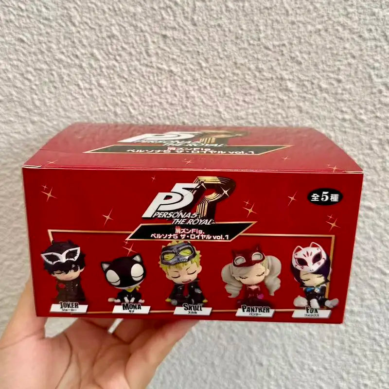 Persona 5 The Royal Sleeping Shoulder Anime Collectible Figure Action Figure For Desk Decor Joker Mona Skull Panther Fox