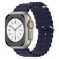 Ocean Strap for apple watch Band 44mm 40mm 45mm 41mm 49mm 46mm silicone correas bracelet iWatch series 7 5 6 3 se 8 Ultra 2 9 10