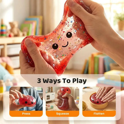 New Glitter Dumpling Pressure Ball Slow Rebound Soft Pinch Decompression Office Home Decorat Children Adults Birthday Gifts