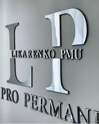 Custom Large 3D Business Logo Sign Personalized Wall Mounted Acrylic Wall Sign for Beauty Salon UV Print Logo Room Decorations