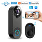 Bezprzewodowa kamera dzwonkowa 1080P WiFi Smart Door Bell Tuya Smart Home Security Detekcja ruchu Night Vision Intercom Dzwonek
