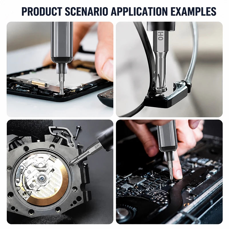 68 in 1 Rechargeable Electric Screwdriver Set Portable Magnetic Screwdriver Bits for iPhone PC Watch Electronic Repair Tool