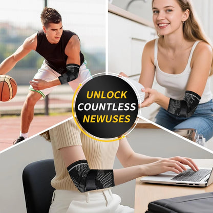 1PCS Elbow Brace - Tennis Compression Sleeve - Wrap for Golfers,Left or Right Arm - Tendonitis Support Strap for Golf,Men Women