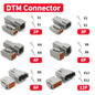 10/50/100 Sets Deutsch DTM/DT/DTP/DTF Automobile Connector Plug&Socket Male&Female Terminal DTM04-2/3/4/6/8/12 DTM06-2/3/4/6/8S
