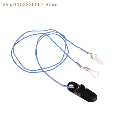 Hearing Aids Clip Holder Transparent 2 Rings Anti-Lost Lanyard Safety Behind The Ear Hearing Aids Accessory For Children Adult