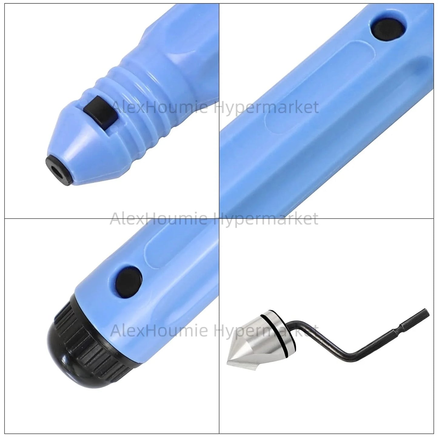 NB1000 BC1651 Countersink Inner Hole Chamfer Repair Reamer Tool Burr Remover Hand Reamer for Metal Aluminum Copper Wood Plastic