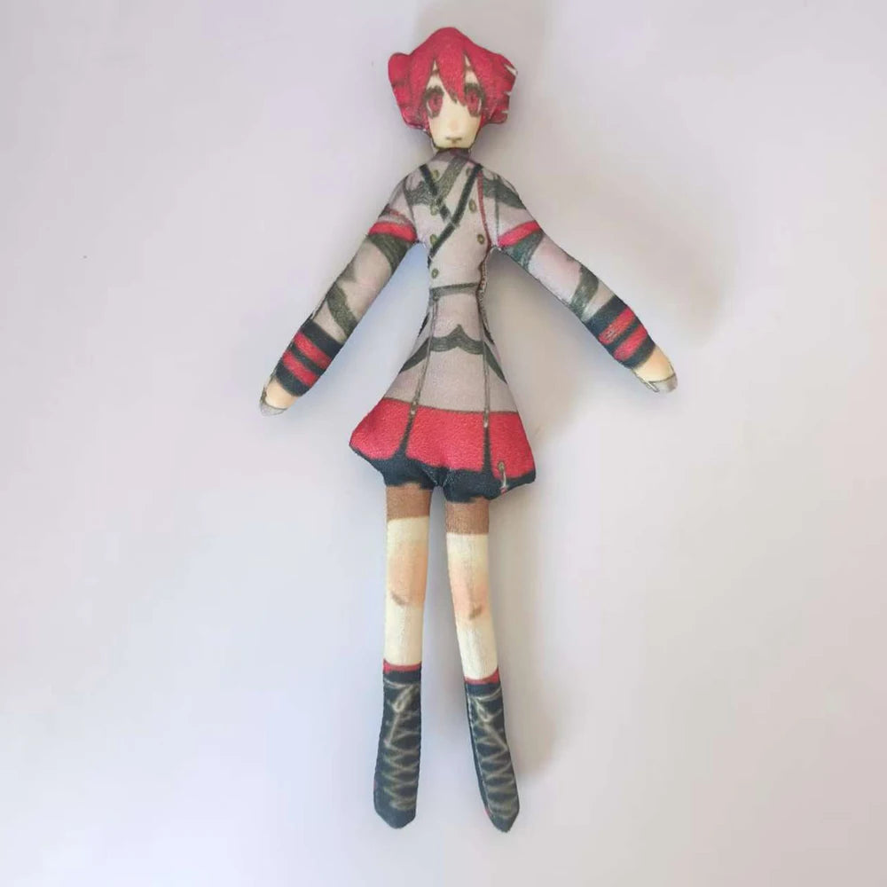 Anime Kasane Teto Cosplay Doll Plush Stuffed Dolls Room Decoration Cotton Plushie Xmas Accessories Prop Abstract Twistable Gifts