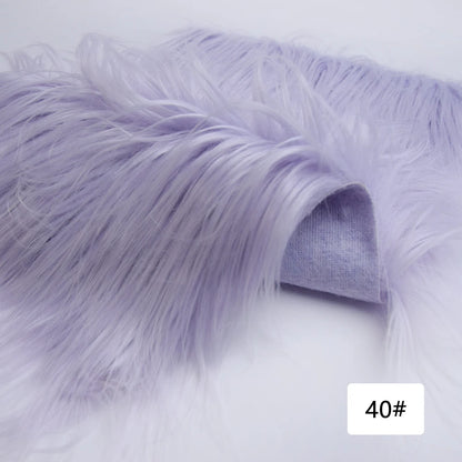 8cm Pile Length Imitation Fur Fabric Diy Cosplay Clothing Hairy Fur Fabric Bundle Long Hair Plush Fabrics By Meters Liquidations