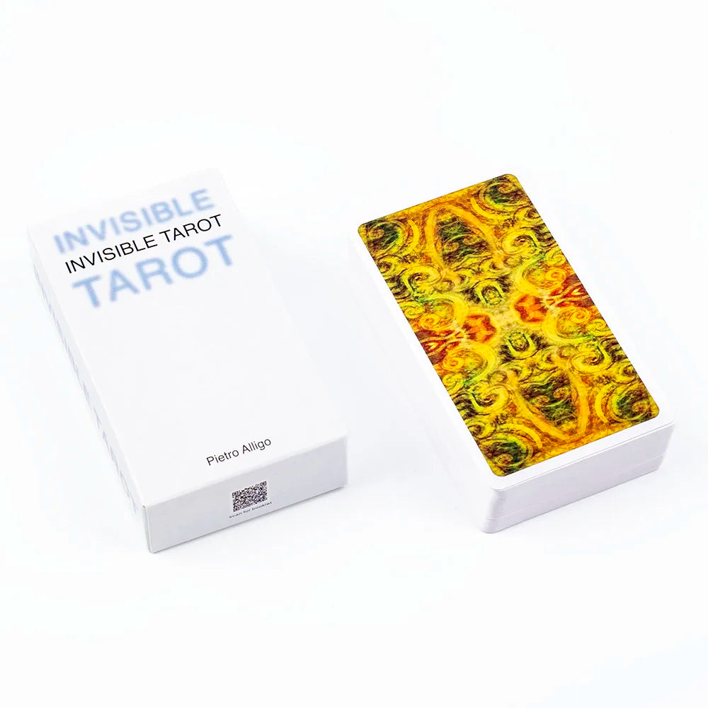 Invisible Tarot 78 Blank Cards Create Your Own Tarot Deck 10.3*6cm English Visions Divination Edition Deck Board Playing Games